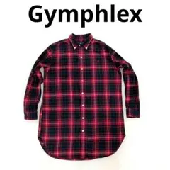 ◯ Gymphlex　ジムフレックス　シャツワンピース　ロングシャツ