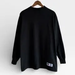黒 無地 90's USA製 RUSSELL ATHLETIC ロンT コットンのサムネイル