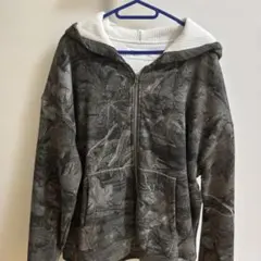 HOLLISTER カモフラ柄 ボアパーカー