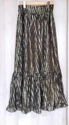 ZARA プリーツ・ロングスカート