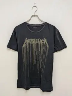 METALLICA ロゴプリント Tシャツ ブラック バンド　バンTのサムネイル