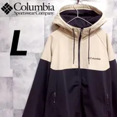 Columbia コロンビア ライトアウター 裏地有り L ブラック×クリーム