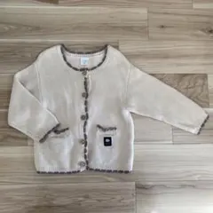 futafuta カーディガン 95サイズ アイボリー