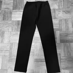 【アパレルアイ　ラ・シュシュ】ブラック スリムフィット レギンスパンツ　サイズM