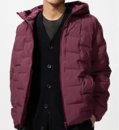 【新品】ユニクロ パフテックパーカ Mサイズ ワイン