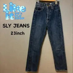 SLYJEANS スライ インディゴブルー ハイウエストデニム 23のサムネイル