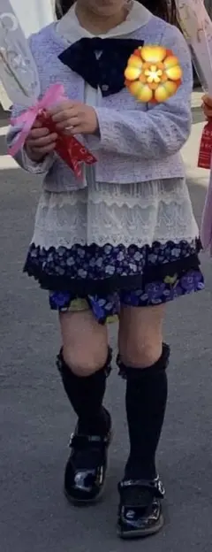 ANNA SUI 花柄キュロット 120