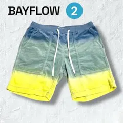 ベイフロー コーデュロイ ハーフパンツ 段染め グラデーション 春夏 メンズ Mのサムネイル
