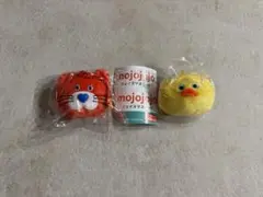 mojojojoアヒルとネコのフェイスマスコット 2個セット