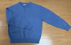 GU クルーネックセーター BLUE サイズM
