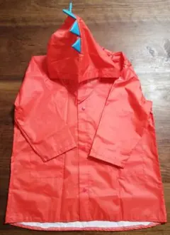 恐竜デザイン キッズレインコート 105〜115サイズ　雨合羽