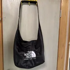 ノースフェイス　ビッグロゴ　ショルダーバッグ ホワイトレーベル ブラック