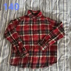 フランネルチェックシャツ長袖