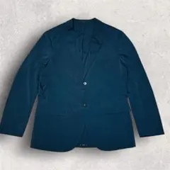 UNIQLO ユニクロ　感動ジャケット　コットンライク ネイビー XL