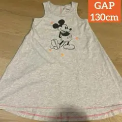 ミッキーマウス　ノースリーブワンピース　GAP 130cm