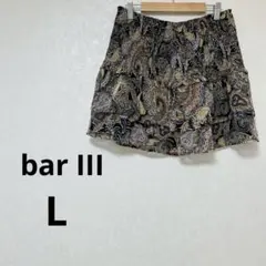 bar III 【L】レディース スカート 柄物