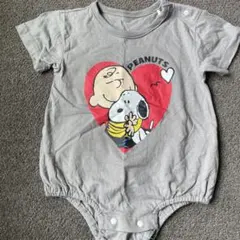 スヌーピー PEANUTS ロンパース 80cm