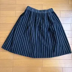 LADY LUCA 黒ストライプ フレアスカートのサムネイル
