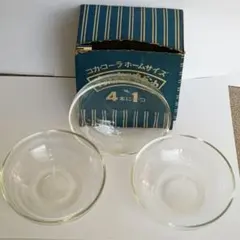 昭和レトロ✴️非売品✴️コカコーラ❇️ホームサイズ❇️グラスボウル 3個セットのサムネイル