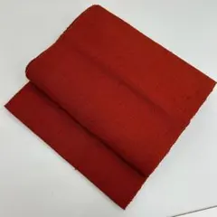 名古屋帯 無地紬 ゴリっとした節 八寸 正絹 AO-4816