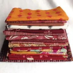 和柄 生地 はぎれセット 赤系