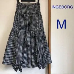インゲボルグ ロングスカート　ドット