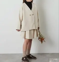 のん様専用riziere ノーカラージャケットプリーツスカートセットアップ