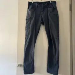 イーブンリバー　作業着　ズボン　ＬLサイズ　ネイビー系