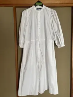 POLO RALPH LAUREN ホワイト シャツワンピース