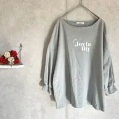 dear.ful　オフショルダー7分丈カットソー Mサイズ　ゆるだぼ