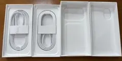 空箱　iPhone 空箱 2つ 付属品付き