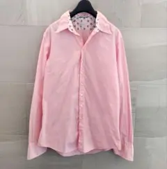 Paul Smith ピンク チェック柄 長袖シャツ L 花柄のサムネイル