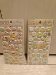 すみっコぐらし たぬきのまんまるレストラン シールセット 2種