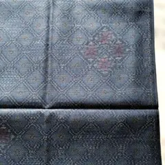 26-19 正絹大島紬着物ハギレ　38x160