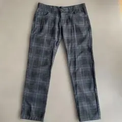 BEN DAVIS グレー系チェック スラックス