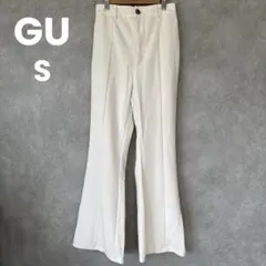 【美品】GUフレアパンツ　Sサイズ