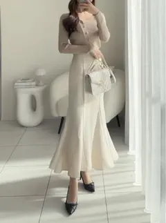 GRL グレイル　マーメイドスカート[ru1468]　アイボリー