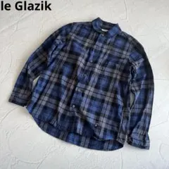 le Glazik ルグラジック ギンガムチェック 長袖シャツ ブラウス 36のサムネイル