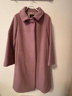 ☆ストロベリーフィールズ　くすみ　ピンク　コート　manteco