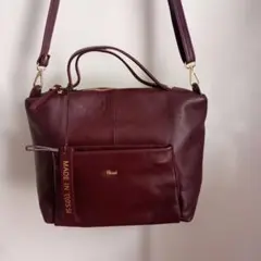 BRUNO ROSSI ブルーノロッシ イタリア製 レザー ２wayバッグ 美品のサムネイル