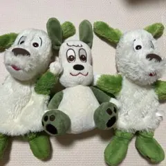 わんわん　パペット　ぬいぐるみ　3体セット