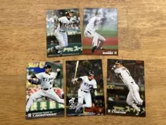プロ野球チップス 選手カード5枚セット 金本知憲 阪神タイガース