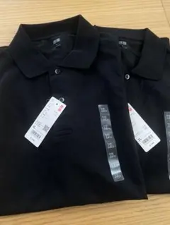 UNIQLO ブラック ポロシャツ XL 2枚