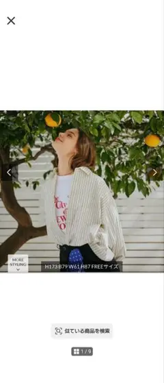 フリークストア　FREAK'S STORE マルチストライプショートシャツのサムネイル