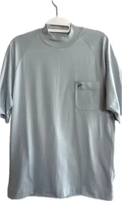 アーノルドパーマー ゴルフ ハイネック半袖Tシャツ L 水色 モックネック 傘のサムネイル
