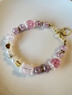 ビーズブレスレット♡キッズ♡大人♡キラキラ♡可愛い♡プリンセス♡ギャル♡