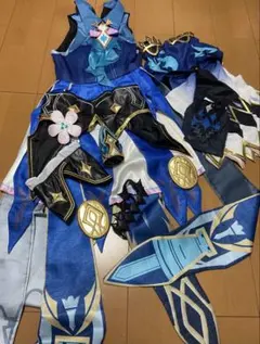 ラブライブ！ チャイナ編 コスプレ Mサイズ 園田海未 ウィッグ付きフル