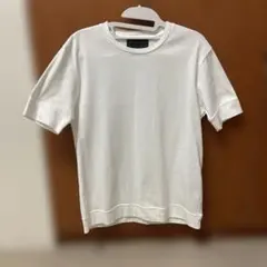 ナノユニバース　FORMAL JERSEY ホワイト Tシャツ M