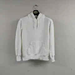 ホワイト フード付き パーカー