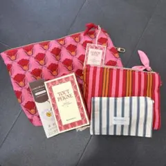 My Little Box ポーチ3点＋ヘアブラシ＋アイブロウ 新品5点セットのサムネイル